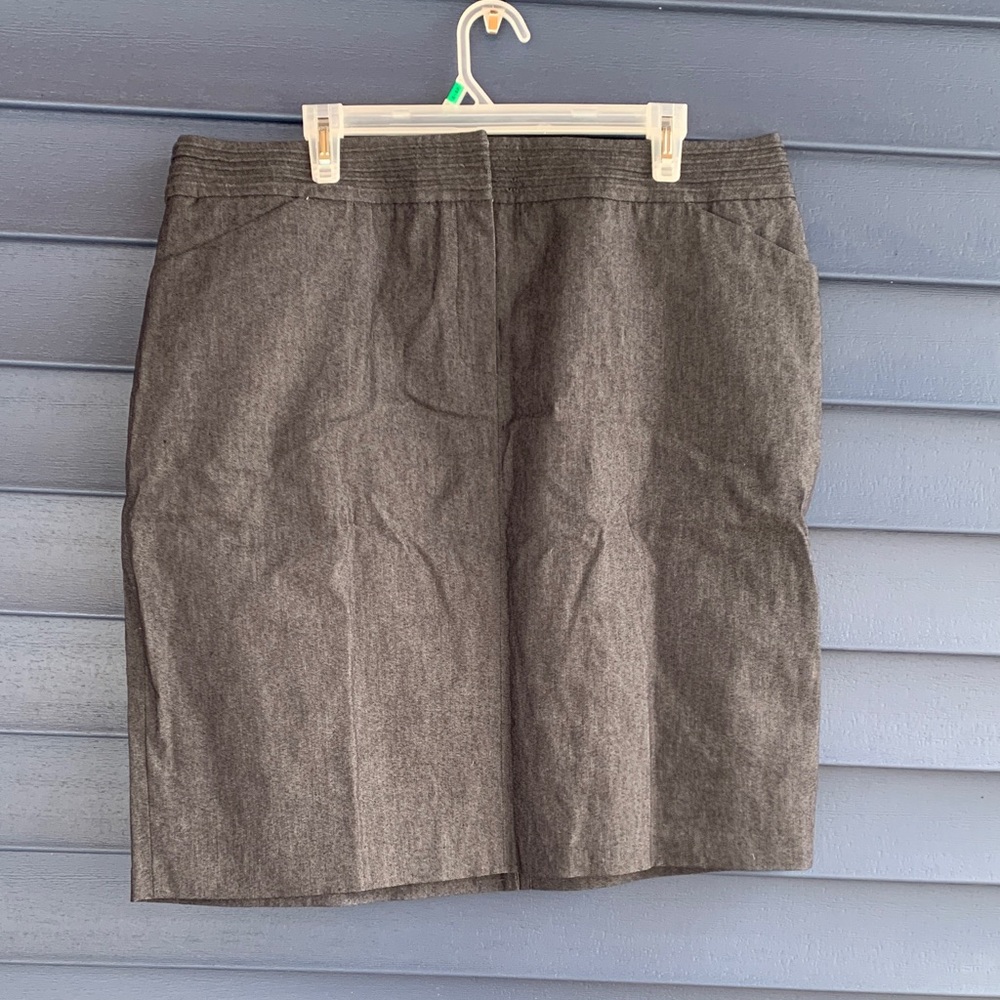 Dalia Collection Charcoal Pencil Skirt